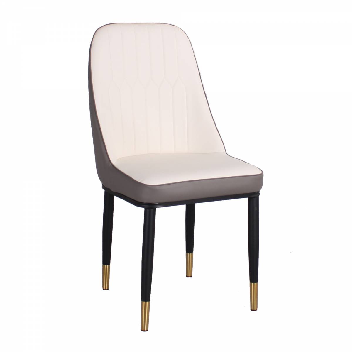 Sedia in ecopelle modello Vienna col. Bianco
